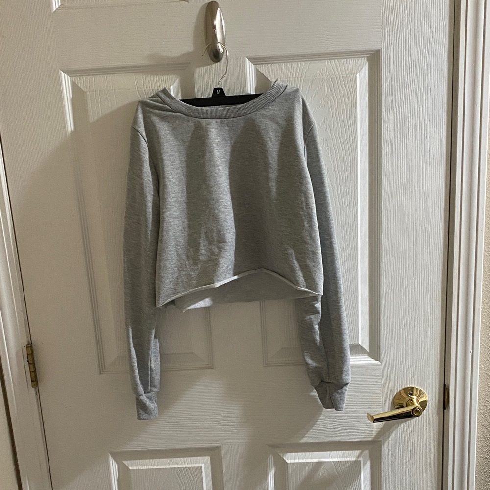 Long sleeve crop top